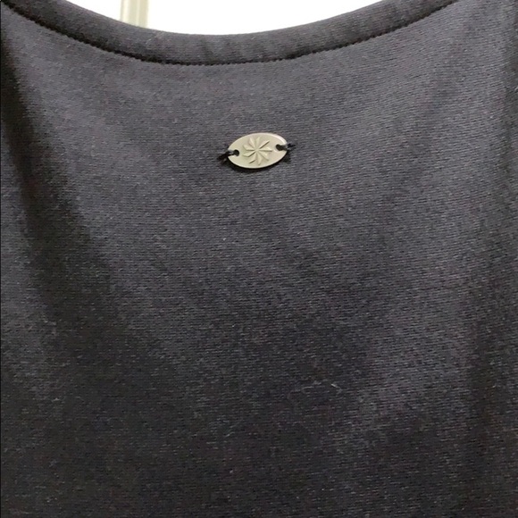 Athleta Black Stretch Ponte Knit Shift Dress S - Picture 7 of 7